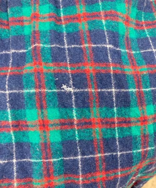 PENDLETON（ペンドルトン）PENDLETON (ペンドルトン) 70s ウールシャツ ネイビー×グリーン サイズ:SIZE Sの古着・服飾アイテム