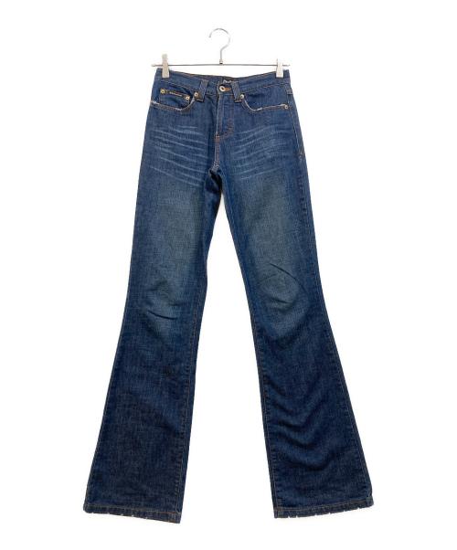 DOLCE & GABBANA（ドルチェ＆ガッバーナ）DOLCE & GABBANA (ドルチェ＆ガッバーナ) フレアデニムパンツ インディゴ サイズ:24の古着・服飾アイテム