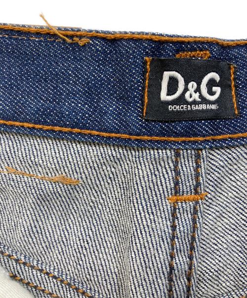 DOLCE & GABBANA（ドルチェ＆ガッバーナ）DOLCE & GABBANA (ドルチェ＆ガッバーナ) フレアデニムパンツ インディゴ サイズ:24の古着・服飾アイテム