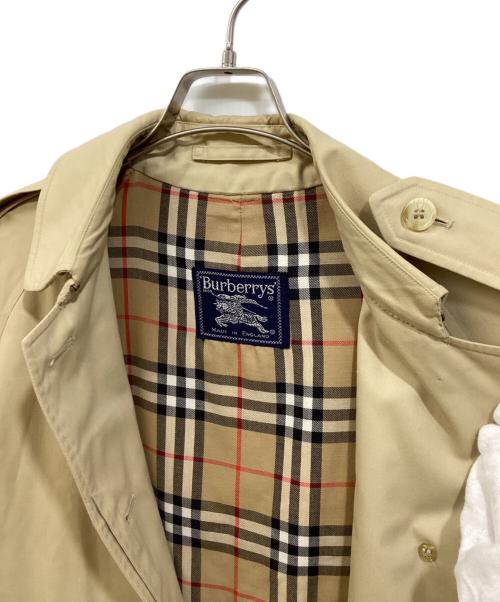 Burberry's（バーバリー）Burberry's (バーバリーズ) 裏ノバチェックステンカラーコート ベージュ サイズ:不明の古着・服飾アイテム