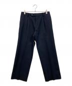 CARUSOカルーゾ）の古着「ワイドスラックス」｜ネイビー