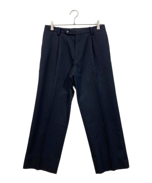 CARUSO（カルーゾ）CARUSO (カルーゾ) ワイドスラックス ネイビー サイズ:44の古着・服飾アイテム