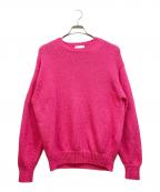 HERILLヘリル）の古着「Cottoncode Crewneck」｜ピンク
