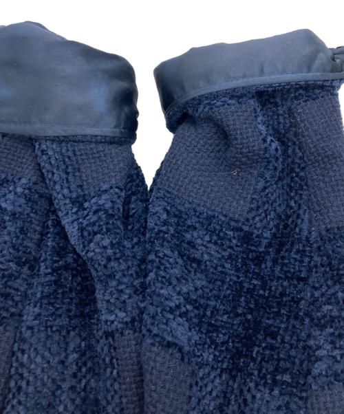 KITH（キス）KITH (キス) Chenille Plaid Brixton Puffed Shirt Jacket ネイビー サイズ:XLの古着・服飾アイテム