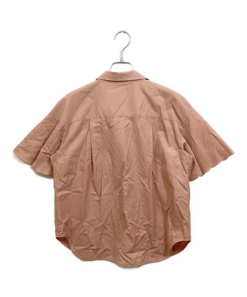 ANAYI（アナイ）ANAYI (アナイ) フリルスリーブスキッパーシャツ ピンク サイズ:38の古着・服飾アイテム