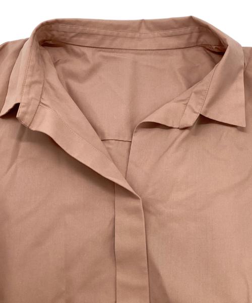 ANAYI（アナイ）ANAYI (アナイ) フリルスリーブスキッパーシャツ ピンク サイズ:38の古着・服飾アイテム