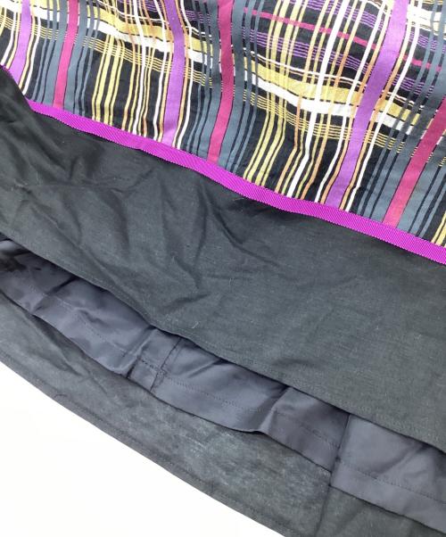 M'S GRACY（エムズグレイシー）M'S GRACY (エムズグレイシー) シルク混キャミソールワンピース マルチカラー サイズ:36の古着・服飾アイテム