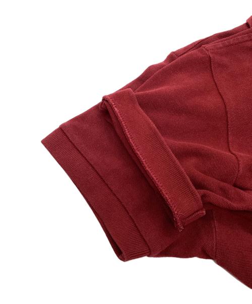 PLAY COMME des GARCONS（プレイコムデギャルソン）PLAY COMME des GARCONS (プレイ コムデギャルソン) ポロシャツ ボルドー サイズ:Lの古着・服飾アイテム