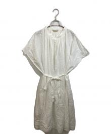 Curensology（カレンソロジー）の古着「シアードットシャツワンピース」｜ホワイト