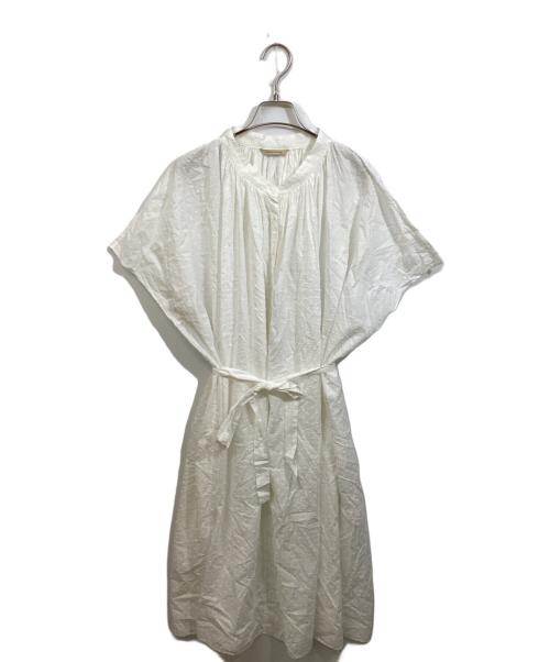 Curensology（カレンソロジー）Curensology (カレンソロジー) シアードットシャツワンピース ホワイト サイズ:FREEの古着・服飾アイテム