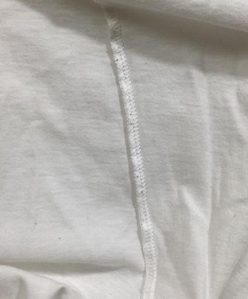 Maison Martin Margiela（メゾンマルタンマルジェラ）Maison Martin Margiela (メゾンマルタンマルジェラ) ショルダーデザインクルーネックTシャツ ホワイト サイズ:44の古着・服飾アイテム