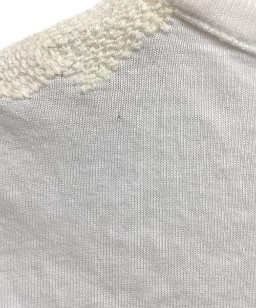 Maison Martin Margiela（メゾンマルタンマルジェラ）Maison Martin Margiela (メゾンマルタンマルジェラ) ショルダーデザインクルーネックTシャツ ホワイト サイズ:44の古着・服飾アイテム