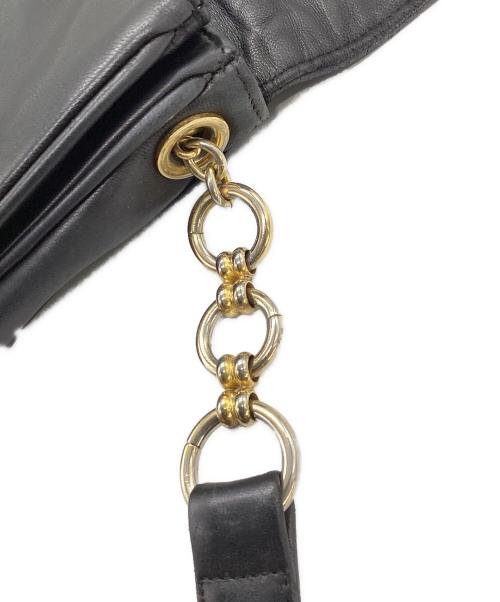 BALLY（バリー）BALLY (バリー) キルティングレザーショルダーバッグ ブラックの古着・服飾アイテム