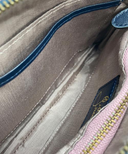 Roberta di camerino（ロベルタ ディ カメリーノ）Roberta di camerino (ロベルタ ディ カメリーノ) 4WAYポシェット ネイビーの古着・服飾アイテム