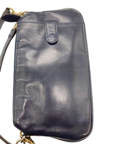 Roberta di camerino（ロベルタ ディ カメリーノ）Roberta di camerino (ロベルタ ディ カメリーノ) 4WAYポシェット ネイビーの古着・服飾アイテム