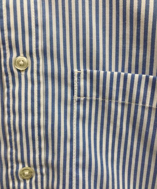 DAIWA PIER39（ダイワ ピア39）DAIWA PIER39 (ダイワ ピア39) TECH BUTTON DOWN SHIRTS L/S STRIPE ホワイト サイズ:Mの古着・服飾アイテム