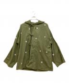 nick gearニックギア）の古着「Flower Snow Camo Parka」｜カーキ