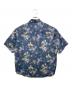 STUDIOUS (ステュディオス) 総柄シャツ ネイビー サイズ:2：5000円