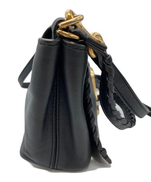 MARC JACOBS（マークジェイコブス）MARC JACOBS (マークジェイコブス) DOUBLE J 2WAYレザーショルダーバッグ ブラックの古着・服飾アイテム