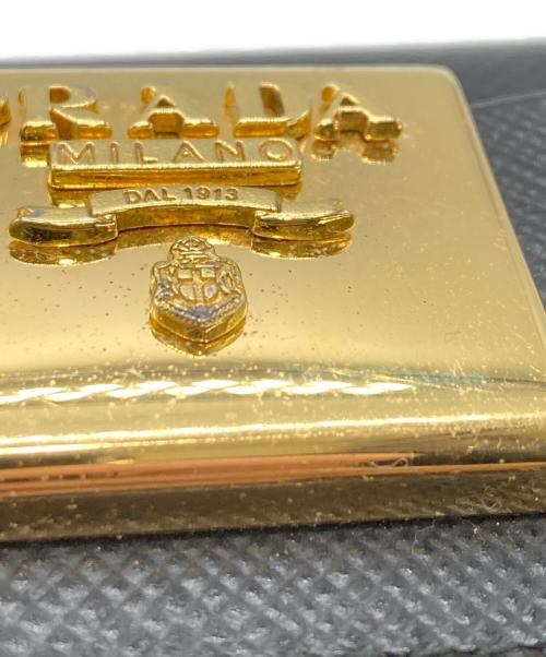 PRADA（プラダ）PRADA (プラダ) サフィアーノレザー6連キーケース ブラックの古着・服飾アイテム