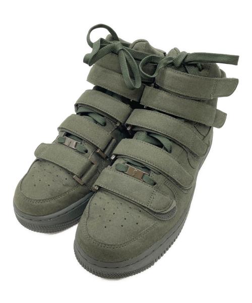 NIKE（ナイキ）NIKE (ナイキ) BILLIE EILISH (ビリーアイリッシュ) AIR FORCE 1 HIGH 07 SP Billie Eilish グリーン サイズ:27.5cmの古着・服飾アイテム