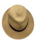 BORSALINO (ボルサリーノ) ストローハット ベージュ サイズ:USA 7 1/2：7000円
