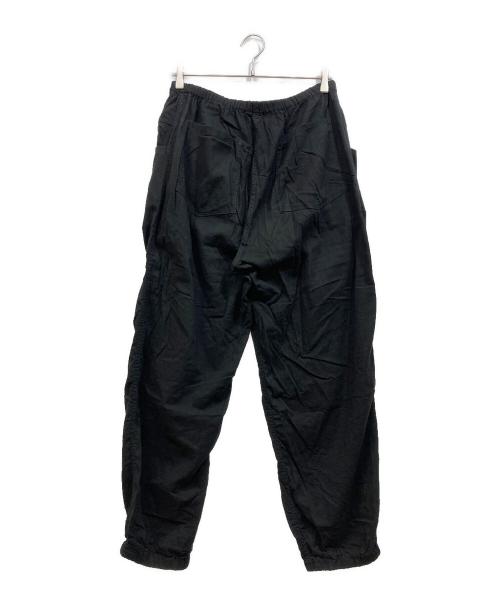 COMOLI（コモリ）COMOLI (コモリ) オックス ドローストリングパンツ ブラック サイズ:2の古着・服飾アイテム