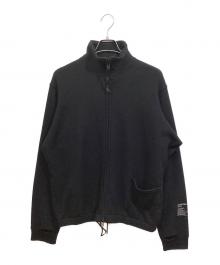 Product Twelve（プロダクトトゥエルブ）の古着「メリノウールジップアップスウェット」｜ブラック
