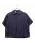 N.HOOLYWOOD（エヌ ハリウッド）の古着「ワイドシルエットオープンカラーシャツ」｜ネイビー