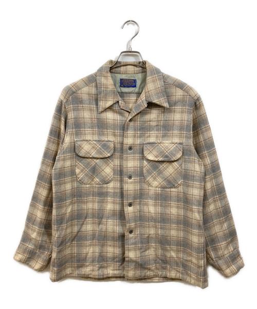 PENDLETON（ペンドルトン）PENDLETON (ペンドルトン) ウールシャツ ブラウン サイズ:Lの古着・服飾アイテム