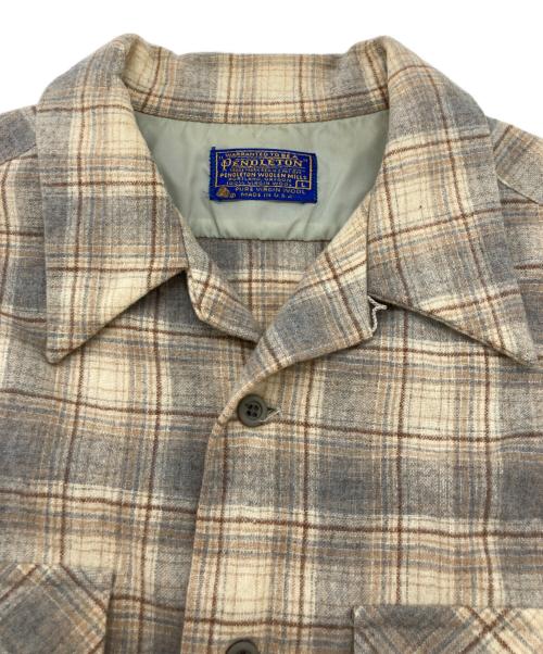 PENDLETON（ペンドルトン）PENDLETON (ペンドルトン) ウールシャツ ブラウン サイズ:Lの古着・服飾アイテム