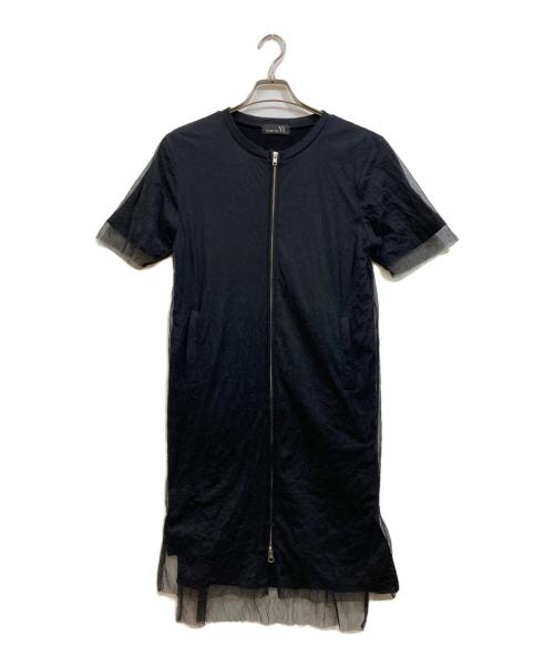 RISMAT by Y's（リスマットバイワイズ）RISMAT by Y's (リスマットバイワイズ) ジップカーディガン ブラック サイズ:FREEの古着・服飾アイテム