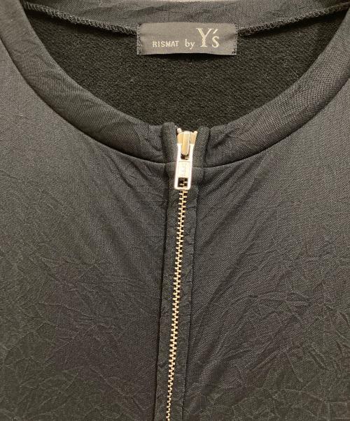 RISMAT by Y's（リスマットバイワイズ）RISMAT by Y's (リスマットバイワイズ) ジップカーディガン ブラック サイズ:FREEの古着・服飾アイテム