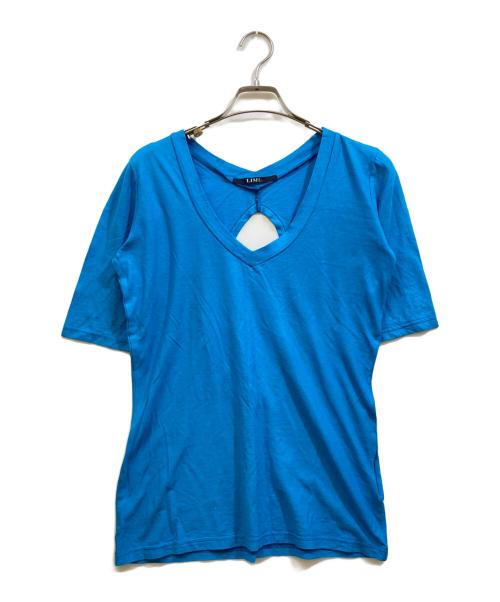 LIMI feu（リミフゥ）LIMI feu (リミフゥ) バックオープンカットソー ブルー サイズ:ｓの古着・服飾アイテム