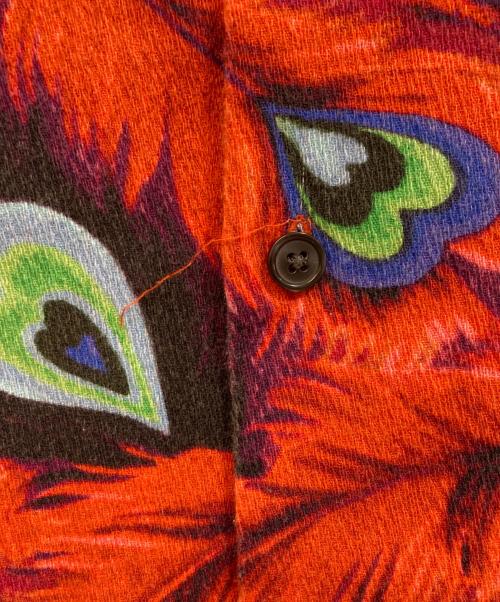 stussy（ステューシー）stussy (ステューシー) 総柄オープンカラーシャツ レッド サイズ:Mの古着・服飾アイテム