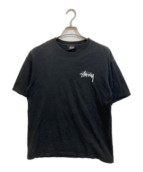 stussy（ステューシー）stussy (ステューシー) プリントTシャツ ブラック サイズ:Lの古着・服飾アイテム