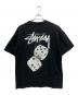 stussy (ステューシー) プリントTシャツ ブラック サイズ:L：5000円