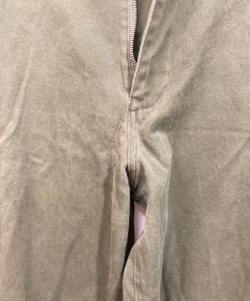 soerte（ソエルテ）soerte (ソエルテ) M47 Wide straight military pants オリーブ サイズ:3の古着・服飾アイテム