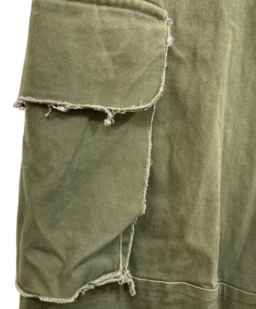 soerte（ソエルテ）soerte (ソエルテ) M47 Wide straight military pants オリーブ サイズ:3の古着・服飾アイテム