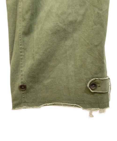 soerte（ソエルテ）soerte (ソエルテ) M47 Wide straight military pants オリーブ サイズ:3の古着・服飾アイテム