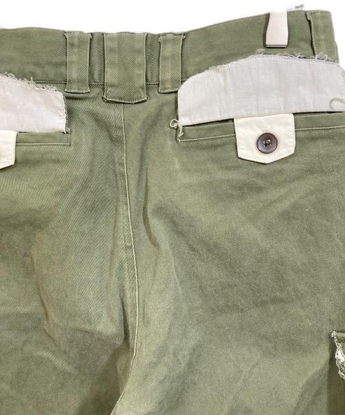 soerte（ソエルテ）soerte (ソエルテ) M47 Wide straight military pants オリーブ サイズ:3の古着・服飾アイテム