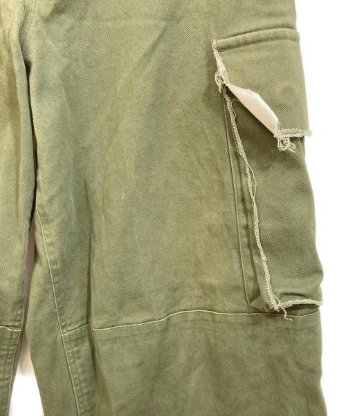 soerte（ソエルテ）soerte (ソエルテ) M47 Wide straight military pants オリーブ サイズ:3の古着・服飾アイテム
