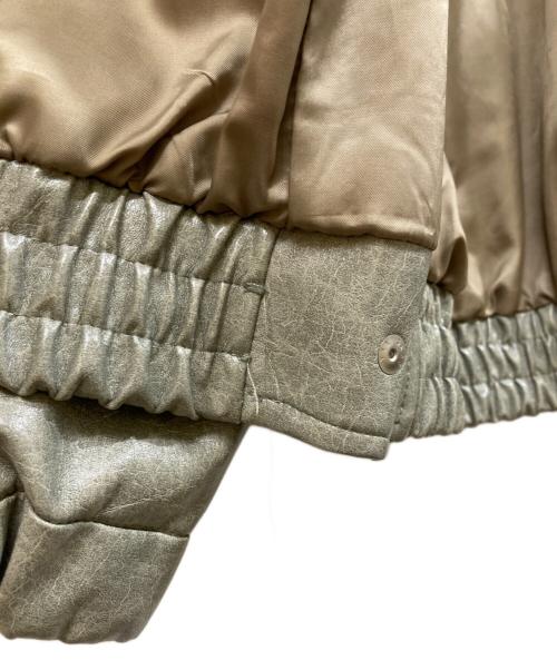 SLY（スライ）SLY (スライ) FAUX LEATHER ZIP UP グリーン サイズ:Freeの古着・服飾アイテム