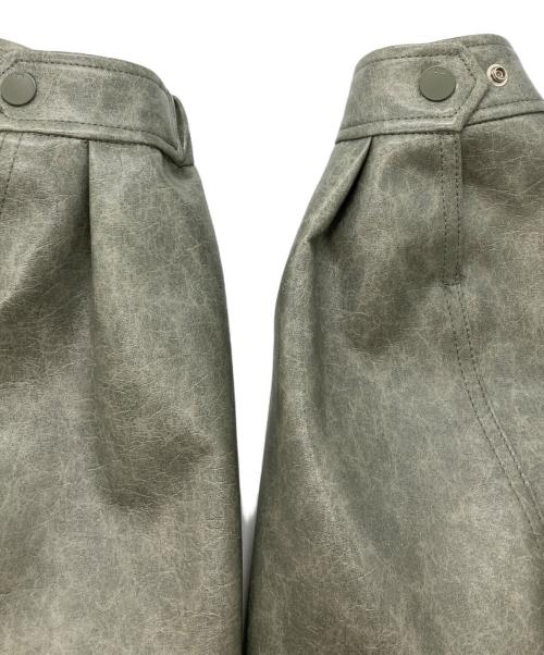 SLY（スライ）SLY (スライ) FAUX LEATHER ZIP UP グリーン サイズ:Freeの古着・服飾アイテム