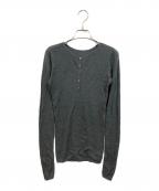 GOOD GRIEF!グッドグリーフ）の古着「ヘンリーネックニット」｜グレー