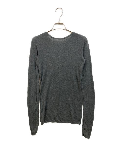 GOOD GRIEF!（グッドグリーフ）GOOD GRIEF! (グッドグリーフ) ヘンリーネックニット グレー サイズ:Freeの古着・服飾アイテム