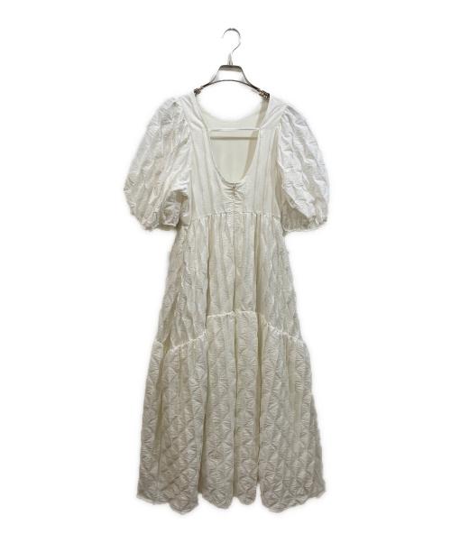 CLANE（クラネ）CLANE (クラネ) BOMB ONEPIECE ホワイトの古着・服飾アイテム