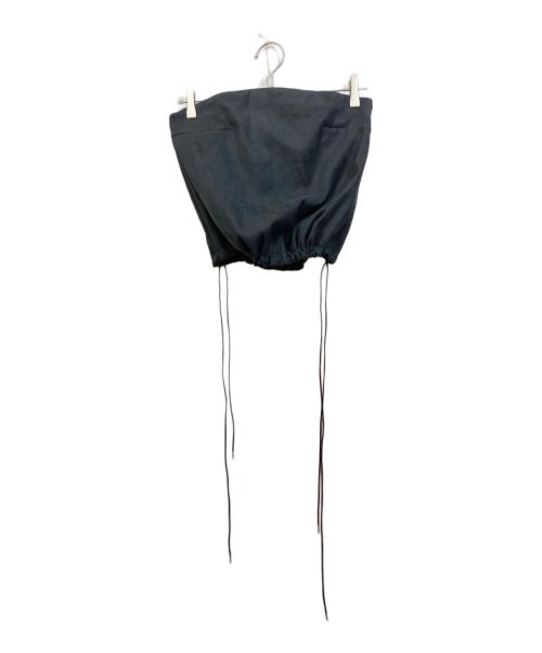 RAW STUDIO（ロウスタジオ）RAW STUDIO (ロウスタジオ) SUEDE BALLOON BUSTIER ブラック サイズ:不明（実寸をご確認ください）の古着・服飾アイテム