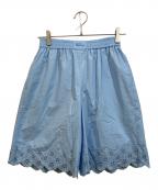 Mardi Mercrediマルディメクルディ）の古着「BERMUDA PUNCHING DETAIL SKY」｜スカイブルー