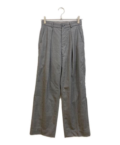 THE SHINZONE（ザ シンゾーン）THE SHINZONE (ザ シンゾーン) ウールスラックス グレー サイズ:34の古着・服飾アイテム